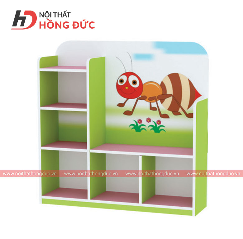 Gia-sach-mam-non-con-kien-HMN007 Giá sách con kiến HMN007