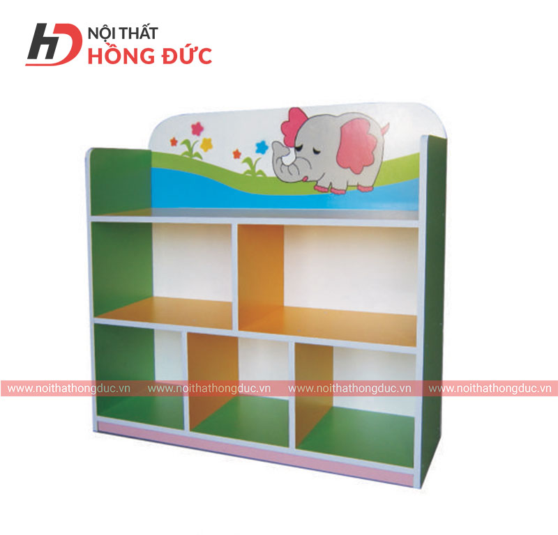 Gia-sach-mam-non-con-voi-HMN003 Giá sách con voi HMN003
