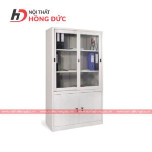 Tủ sắt lùa cánh kính TL03