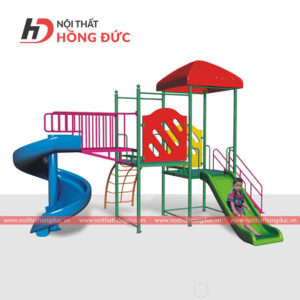 Nhà chòi cầu trượt xoắn HMAY24A