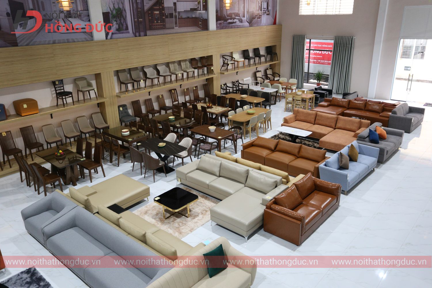 tổng kho sofa nội thất Hồng Đức tại thanh hóa