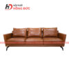 Sofa da cao cấp văng màu nâu