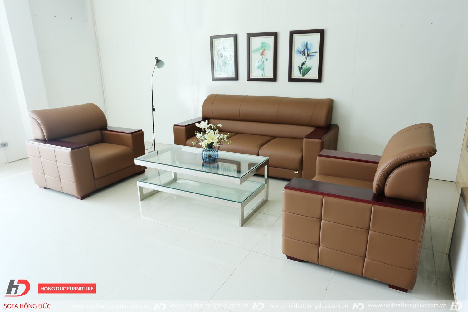 Sofa gỗ da thanh hóa giá rẻ