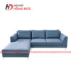 Sofa nỉ góc chữ L màu xanh nước biển
