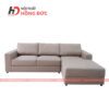 Sofa nỉ góc chữ L màu nâu đất nhạt tại thanh hóa