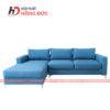 Sofa nỉ góc chữ L màu xanh đậm nước biển tại thanh hóa