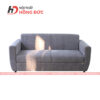 Sofa văng nỉ màu nâu đất nhạt