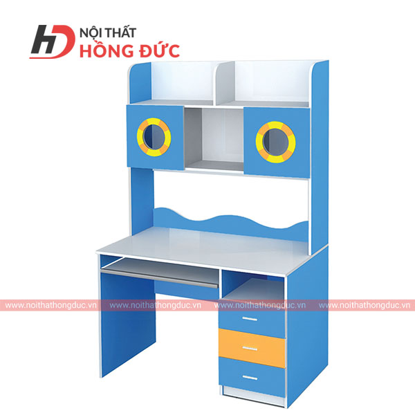 ban-hoc-GS-bien-xanh-hbt38a bàn học giá sách hồng đức thanh hóa
