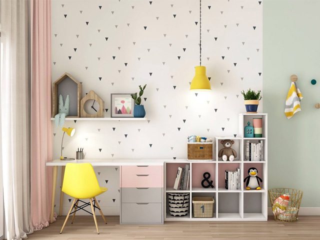 Màu sắc phòng học