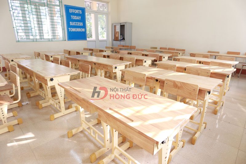 Bàn học sinh liền ghế có tựa lưng - QP341 - Quang Phát