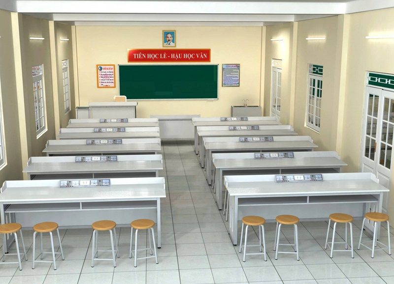 nội thất phòng thí nghiệm trường học