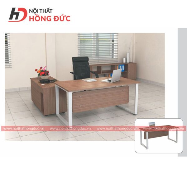 bàn làm việc chân sắt văn phòng