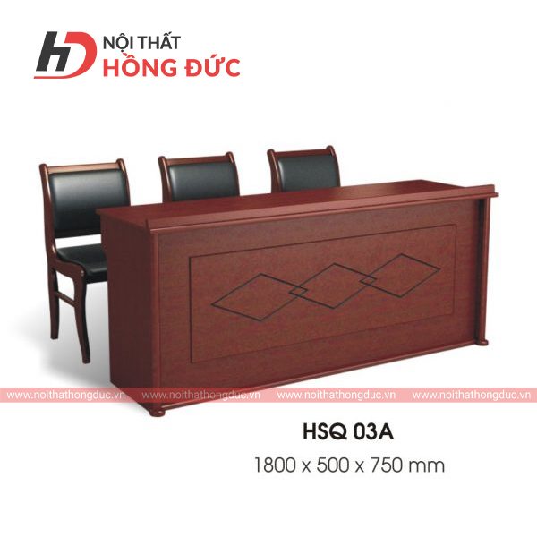 Bàn chủ tọa gỗ công nghiệp