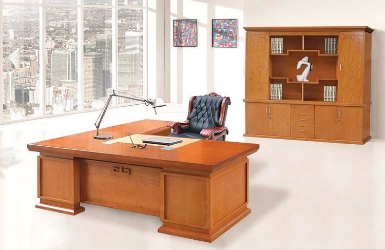 Bàn làm việc gỗ tự nhiên