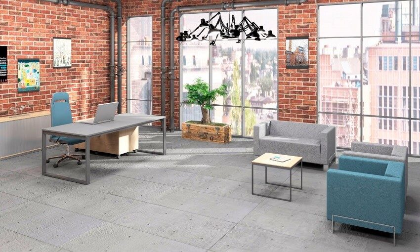 Thiết kế văn phòng phong cách công nghiệp