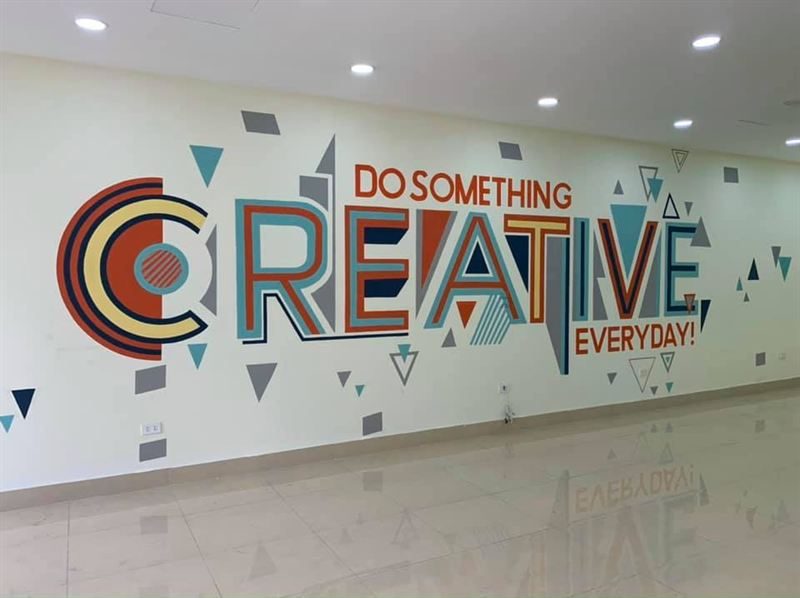 tranh tường nghệ thuật văn phòng