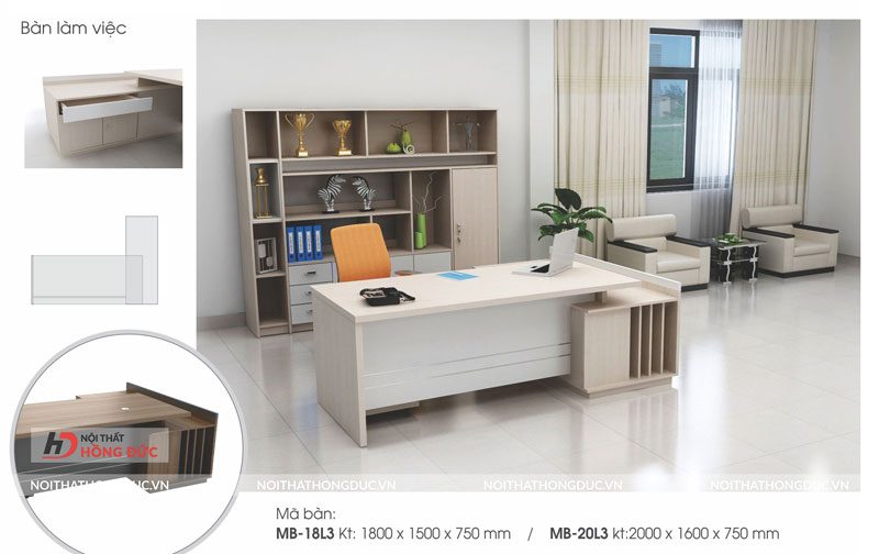 Bàn làm việc giám đốc mệnh Thủy