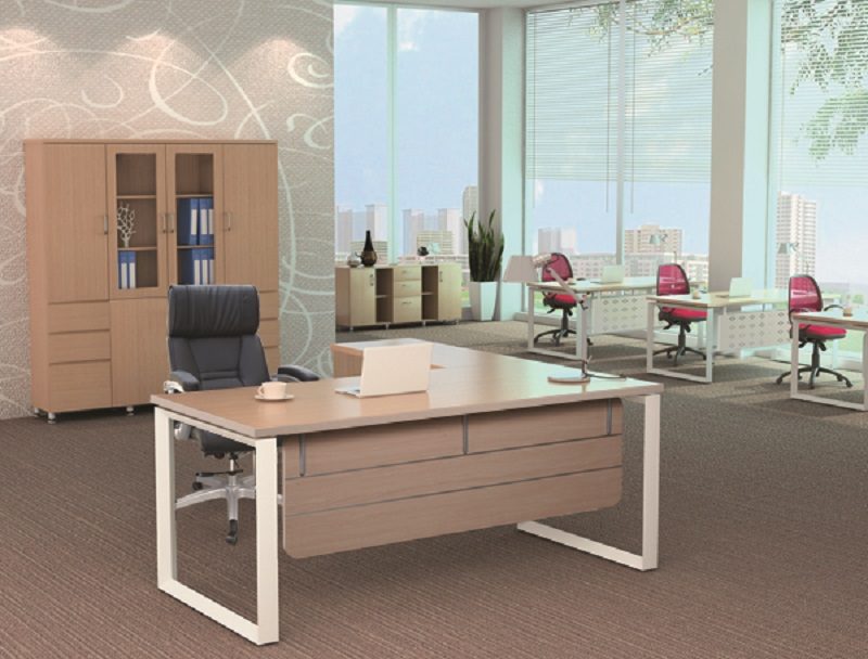 Bàn văn phòng chữ L phù hợp mọi không gian Bàn dễ phối hợp trong mọi không gian