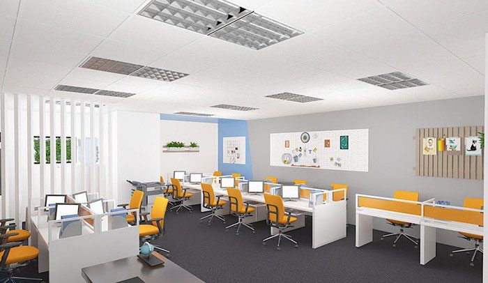 Giải pháp thiết kế nội thất văn phòng 60m2