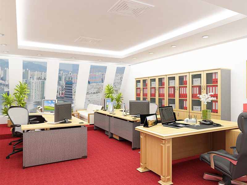 Sắp xếp bàn làm việc văn phòng