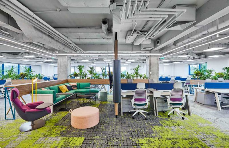 Văn hóa linh hoạt, sáng tạo - Không gian mở trong văn phòng