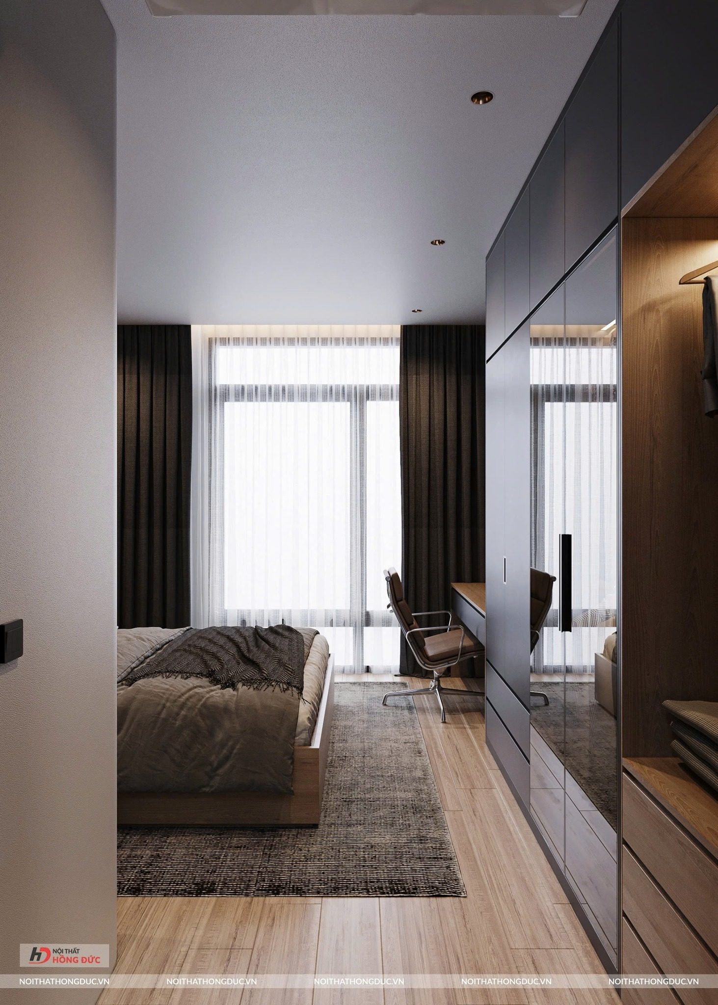 Nhà Phố Nghi Sơn Ứng Dụng Gỗ An Cường