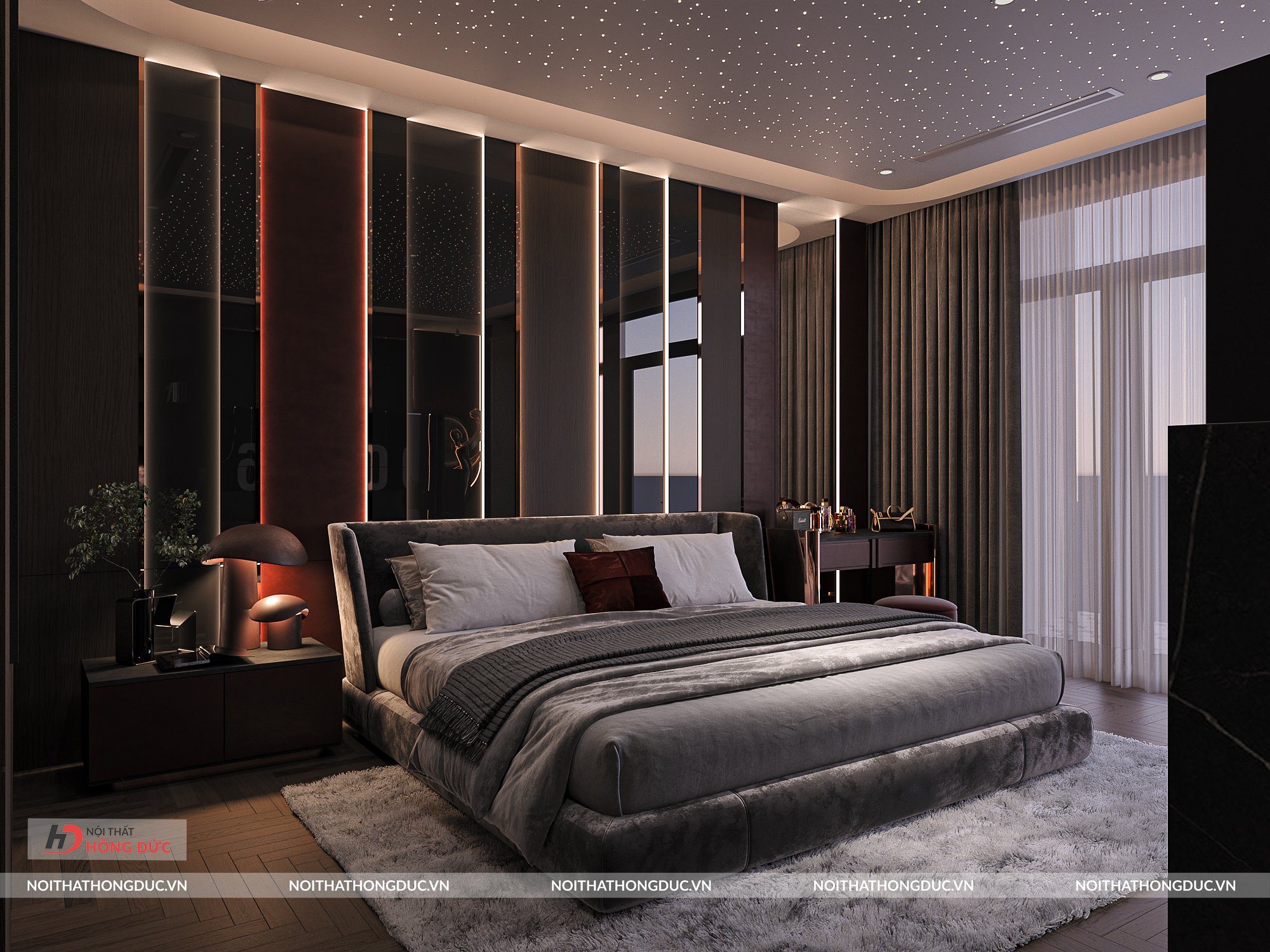 Phương Án Thiết Kế Phòng Ngủ P+ House