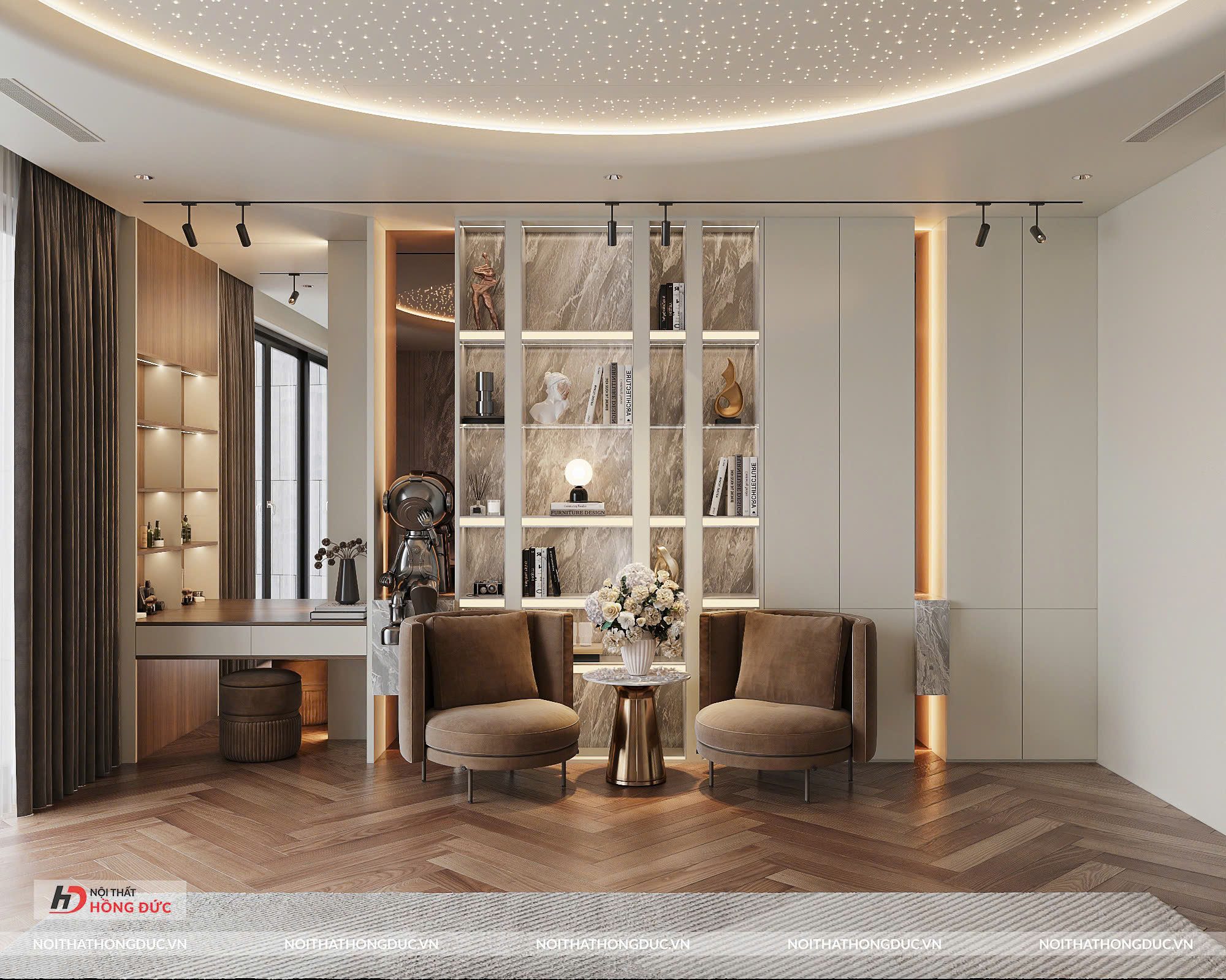 Không Gian Phòng Ngủ Master Nhà Phố P + House