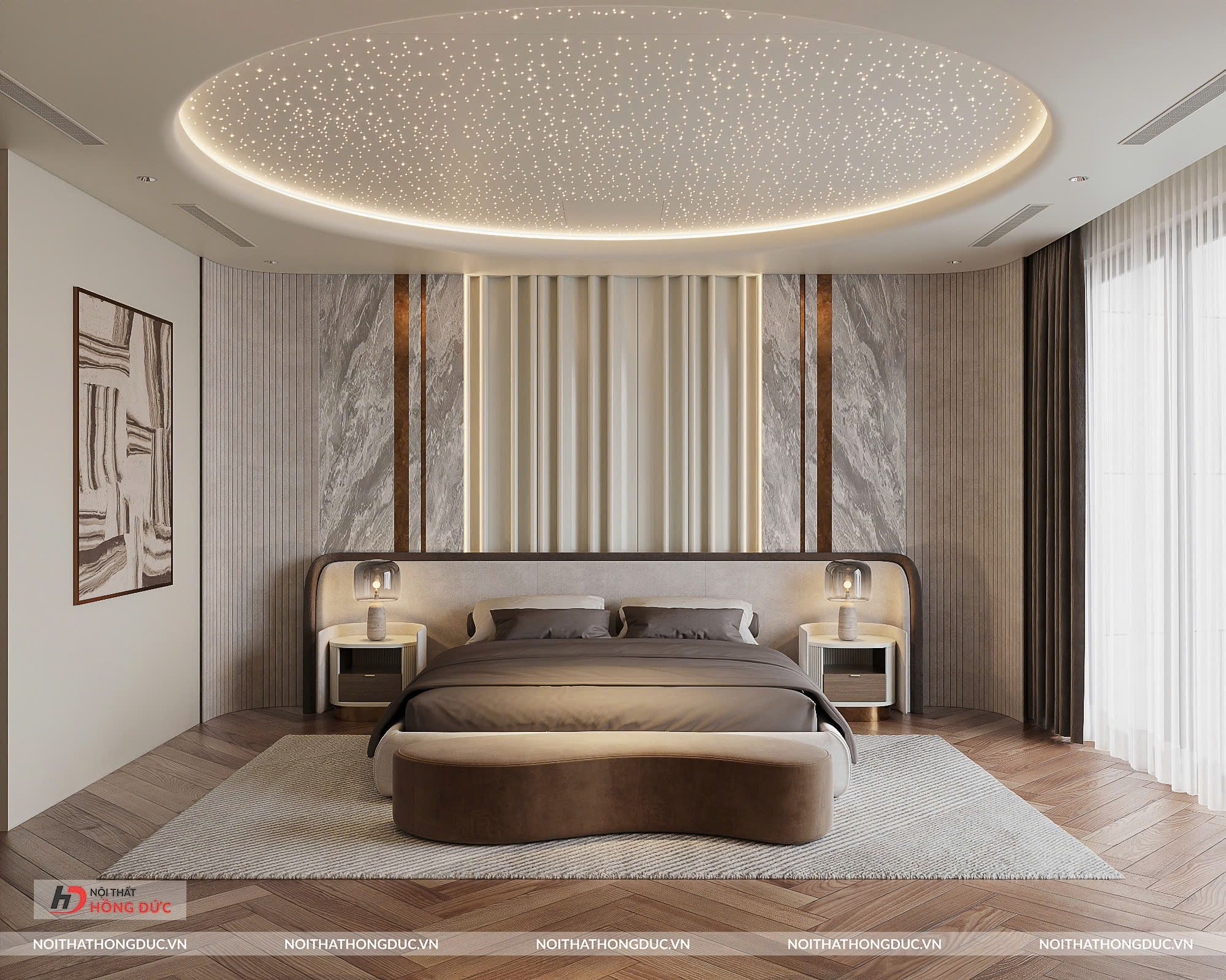 Không Gian Phòng Ngủ Master Nhà Phố P + House