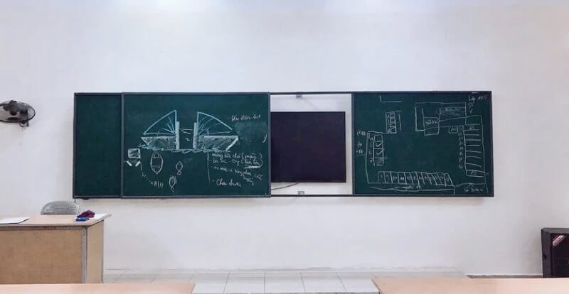 Lưu ý khi lắp đặt bảng trượt 3 tấm