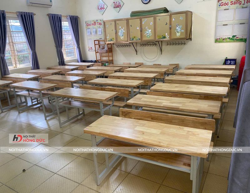 Kích thước tiêu chuẩn bàn ghế bán trú tiểu học