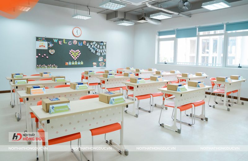 Bàn ghế học sinh cao cấp cho trường quốc tế