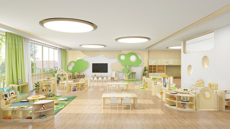 Setup không gian lớp học mầm non
