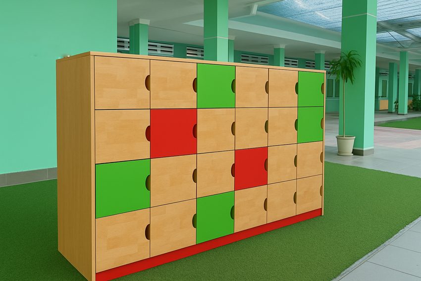 Tủ tư trang mầm non