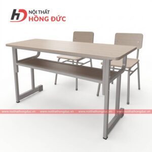 Bàn ghế học sinh rời 2 chỗ plywood