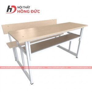Bàn ghế học sinh liền có tựa plywood BNP18C1