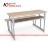 Bàn ghế học sinh liền không tựa plywood BNP17C1