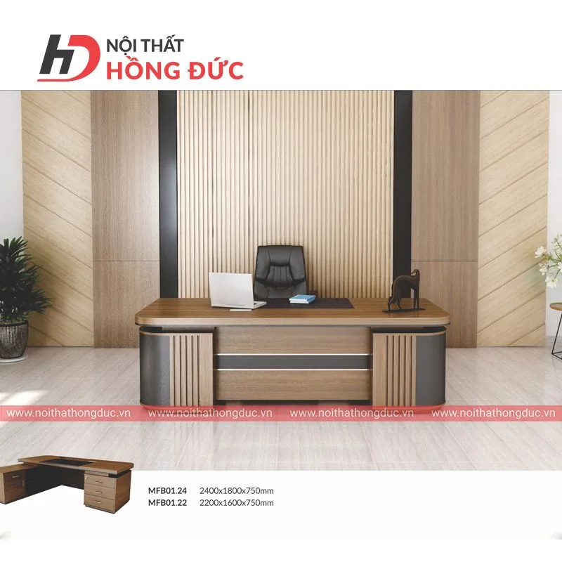 Bàn giám đốc MFB01 trong phòng làm việc