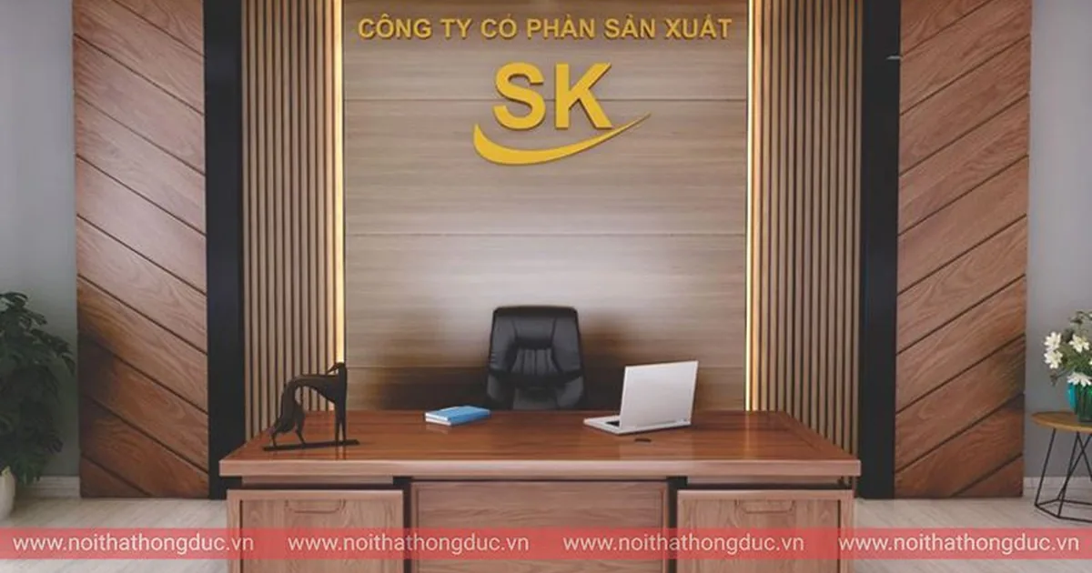 Bàn giám đốc TNB03 chất liệu gỗ tự nhiên thấy rõ vân gỗ