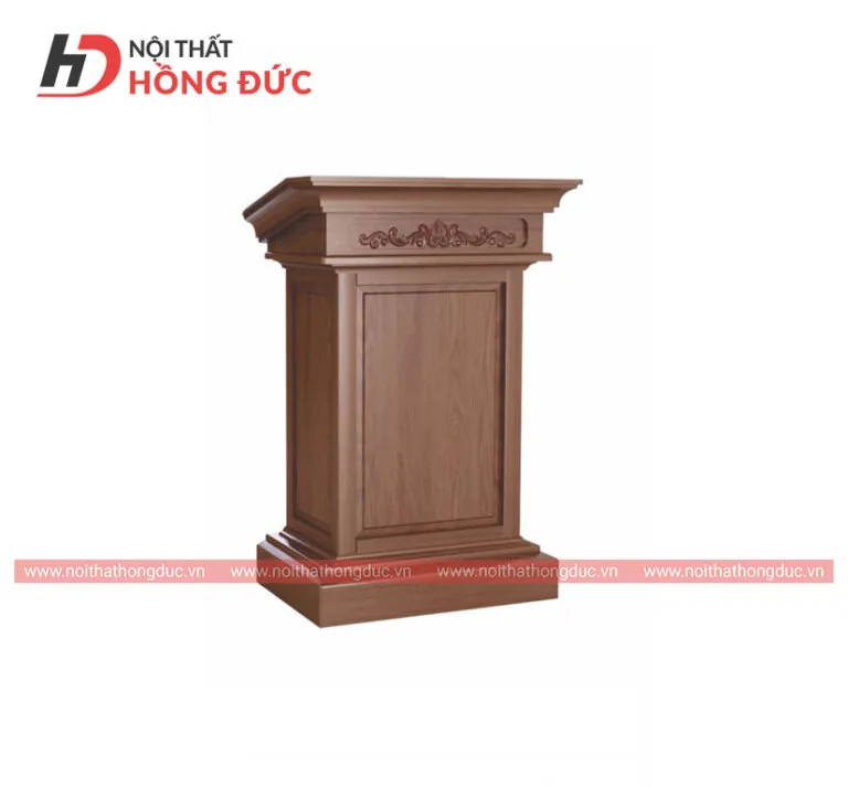 Bục phát biểu HGP11B, thấy rõ mặt nghiêng và thân bục