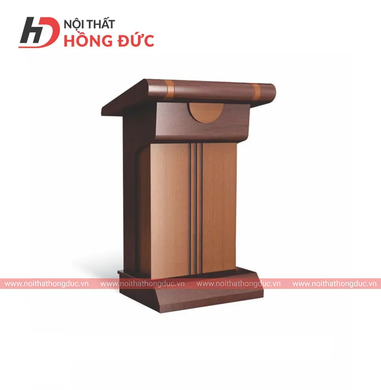 Bục phát biểu mã HNS02M chụp chính diện trên nền sạch