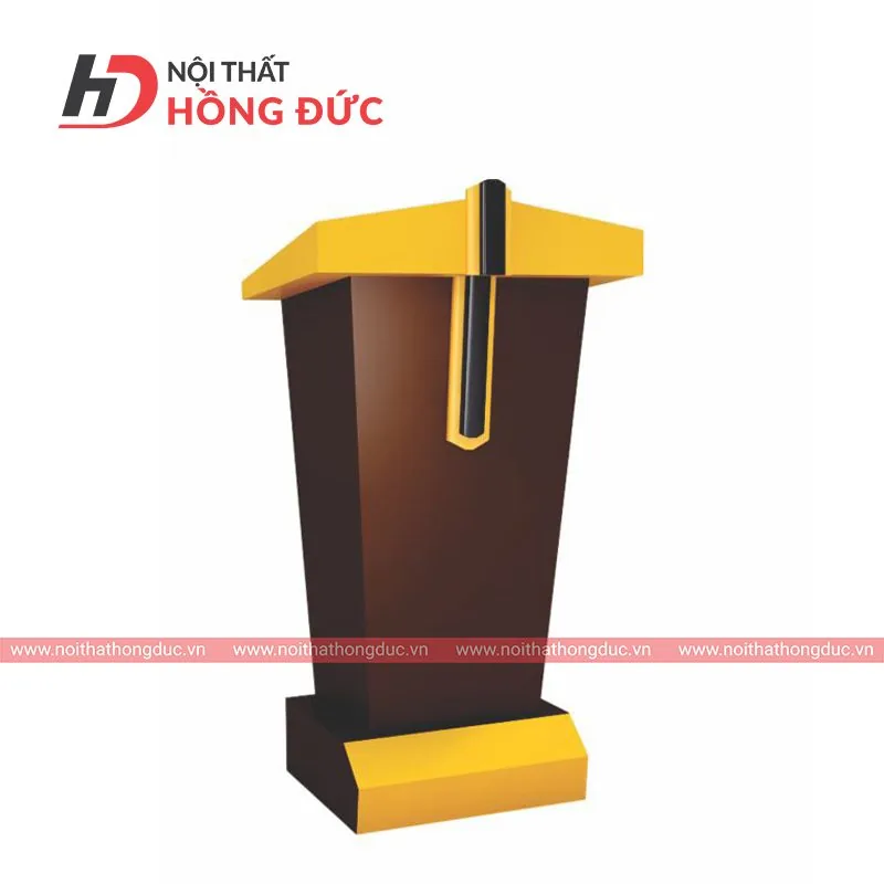 Bục phát biểu mã MFN06 có giá kẹp tài liệu phía trên mặt bục