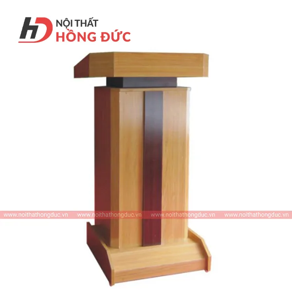 Bục phát biểu MBH23B, kiểu thân vuông chân đế bè