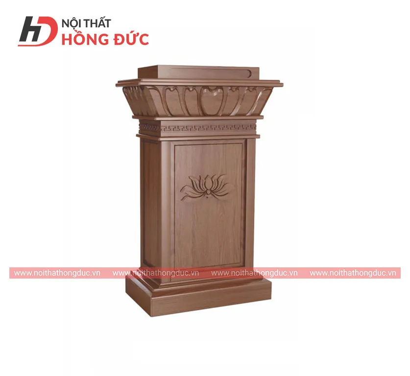 Bục tượng Bác TNN01 gỗ tự nhiên