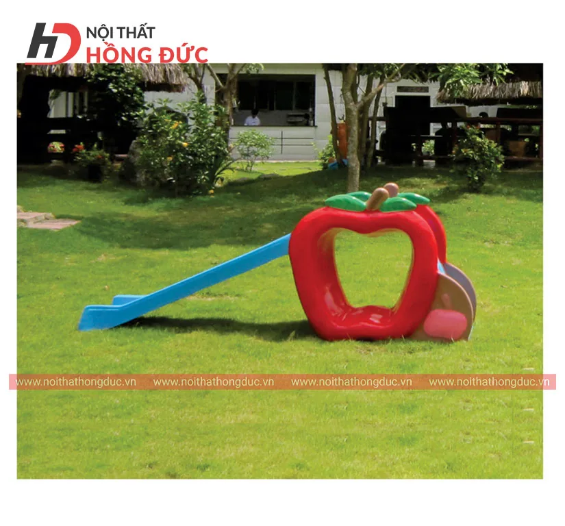 Cầu trượt composite HMAY92 hình quả táo