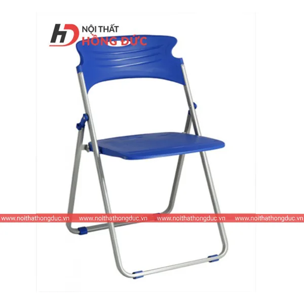 Ghế gấp GG07S mặt nhựa, khung thép gấp gọn