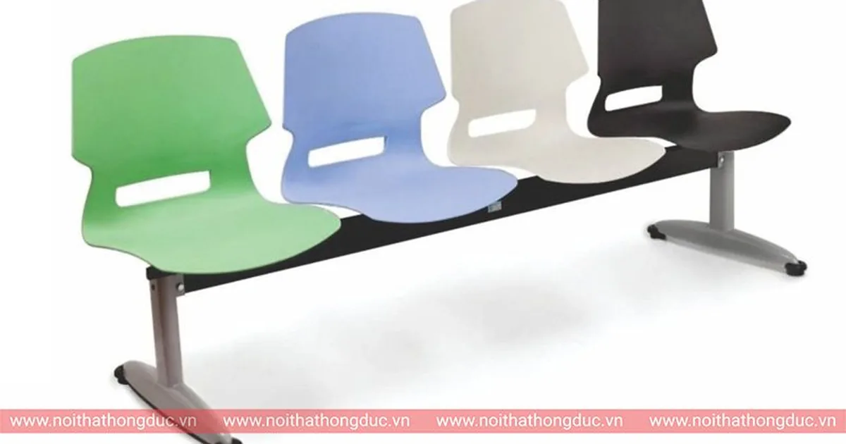 Ghế phòng chờ GC248 mặt nhựa nhiều màu
