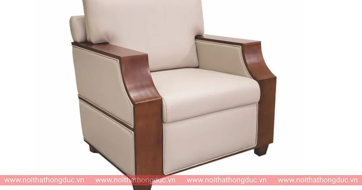 Ghế phòng khánh tiết mã KTG01 khung gỗ tự nhiên bọc đệm nỉ