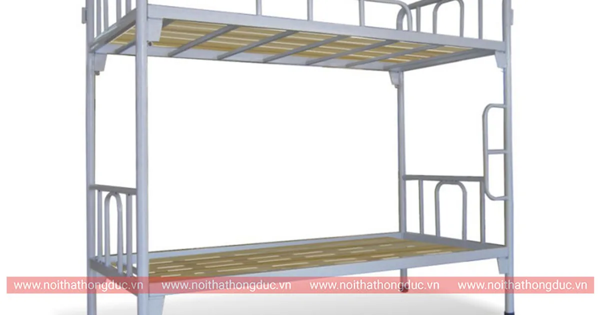 Giường tầng HGT06 khung sắt sơn tĩnh điện dùng cho phòng ở tập thể