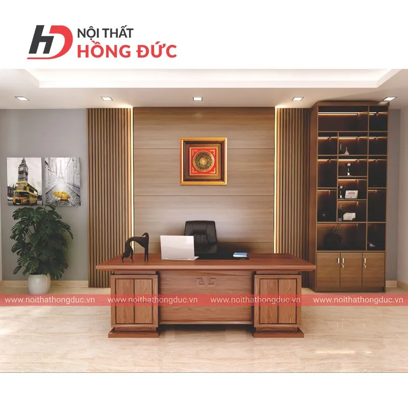 Phòng làm việc kê bàn giám đốc TNB04